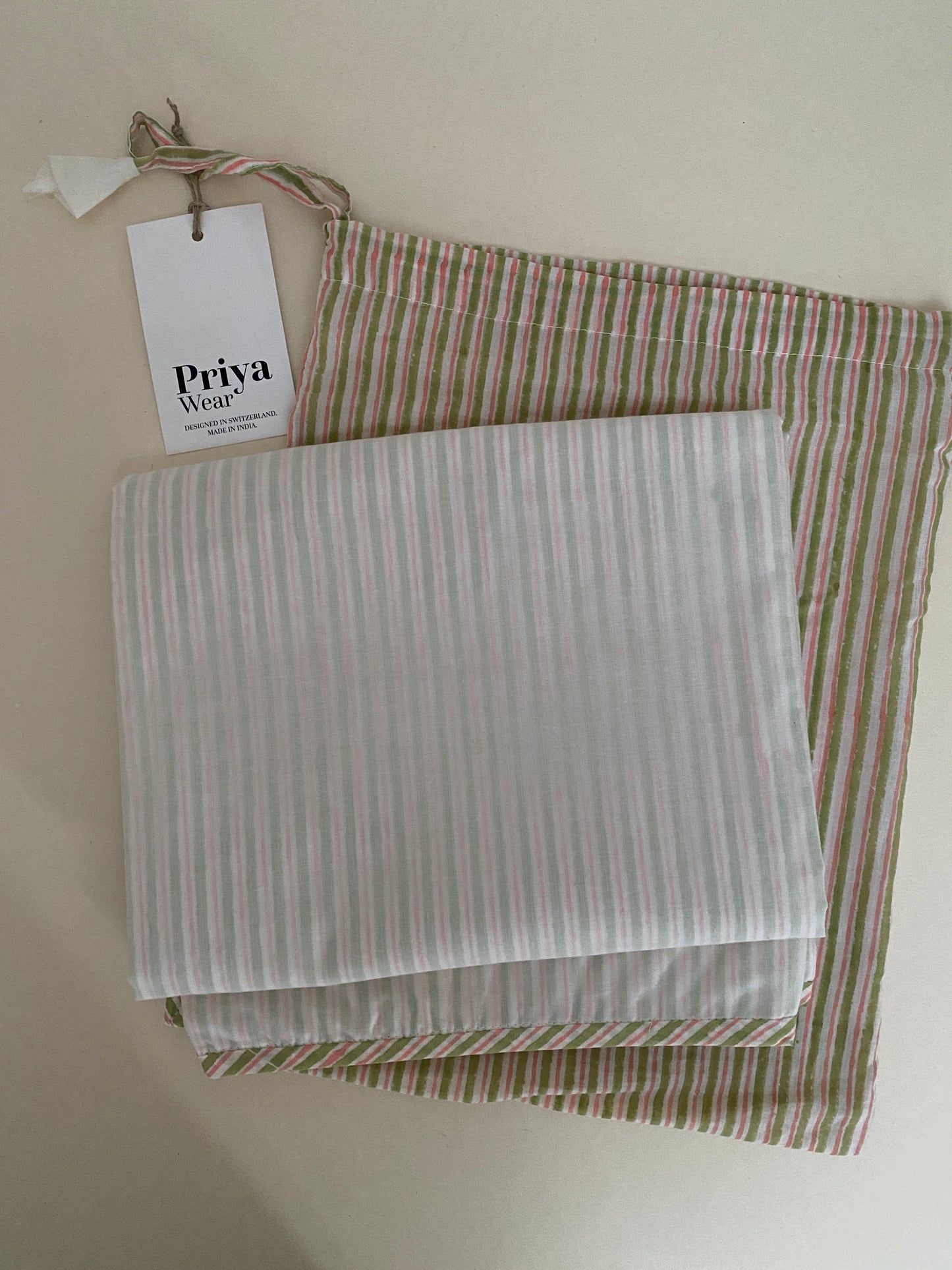 Newborn blanket - Stripes moss