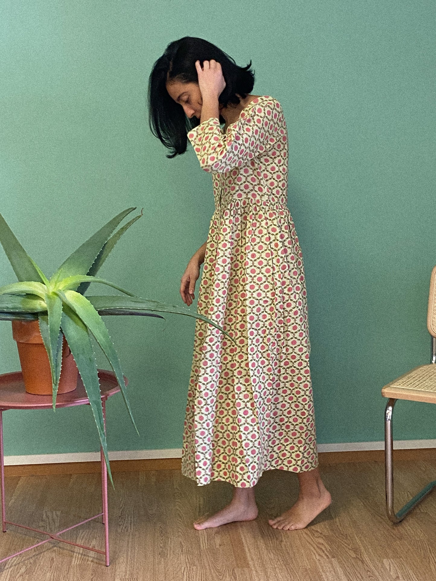 Alicia Pistachio-Pink