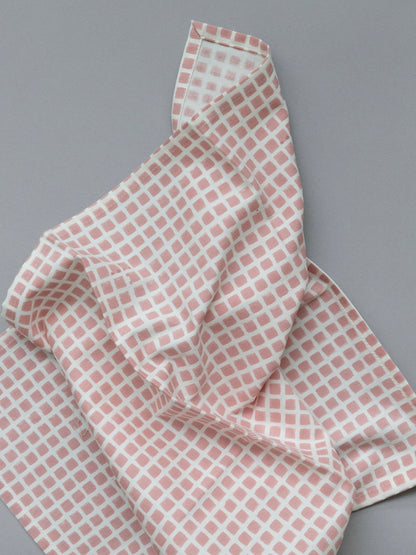 Tea Towel Blush-Checks