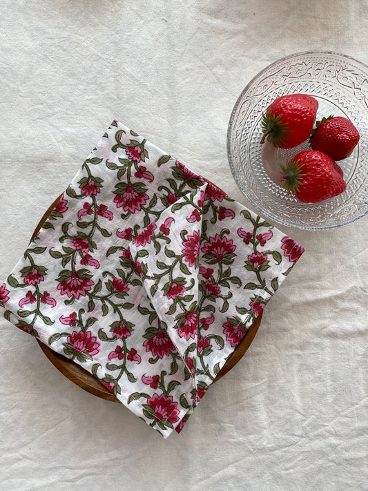 Floral Garden Tablecloth, Runner, Placemats, Napkin